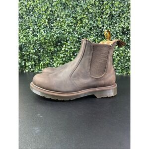 Dr. MARTENS 2976 CHELSEA BOOTS CRAZY HORSE Mens Sz 9 M AIRWAIR